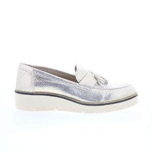 Via Studio Womens Tejus Platino Silver Shoes (NWT)